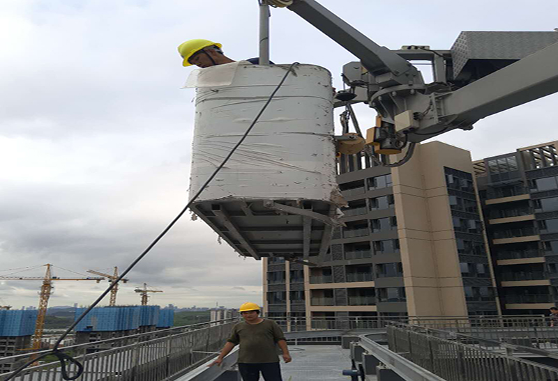 深圳龙华壹方天地综合体楼顶发光字是怎么安装上去的？