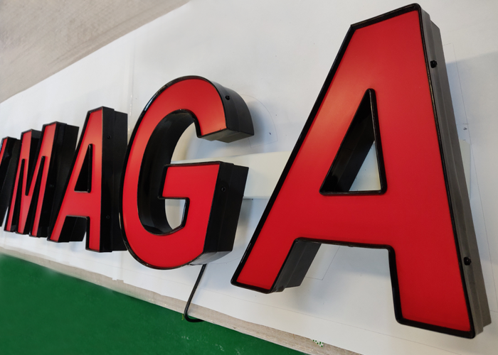 天地盖LED发光字