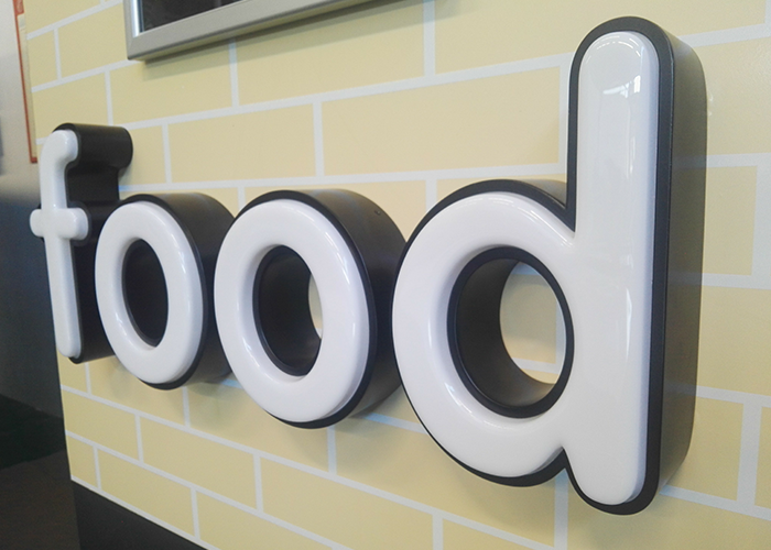 深圳柯赛标识发光字厂家讲解LED吸塑发光字制作步骤