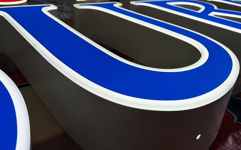 LED无边框发光字的三步制作方法分享