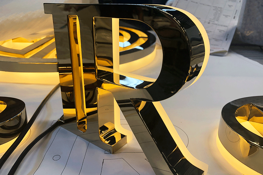 不锈钢背发光字制作工艺流程有哪些? 不锈钢背发光字制作工艺流程有哪些?