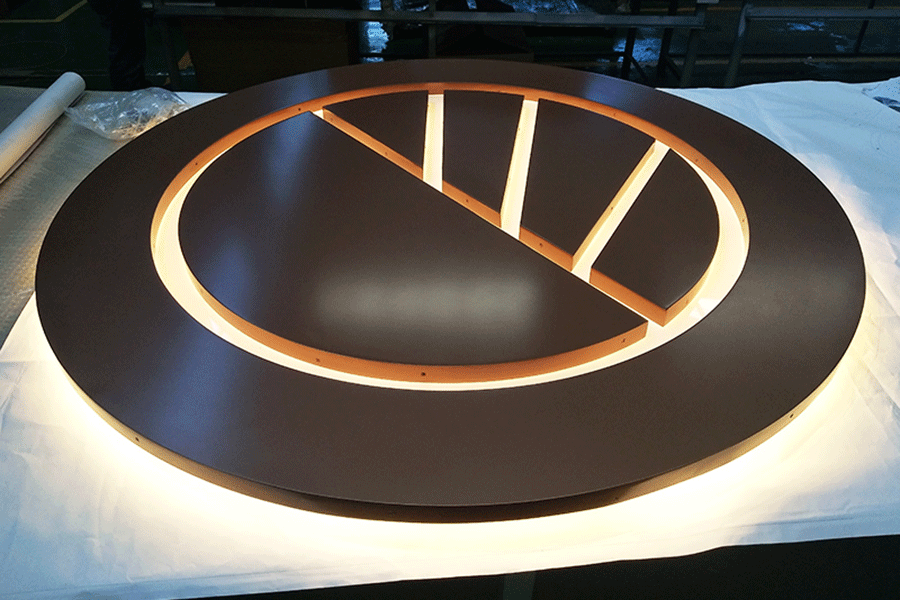 铁皮烤漆无边字有什么优势与制作工艺? 铁皮烤漆无边字有什么优势与制作工艺?