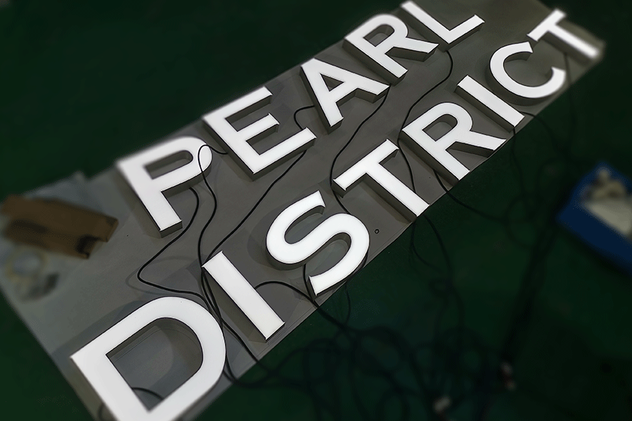 铝边无边字有什么优势特征与制作工艺流程? 铝边无边字有什么优势特征与制作工艺流程?