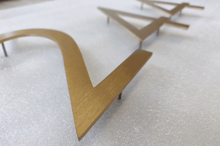 定制不锈钢金属字有哪些表面处理工艺？