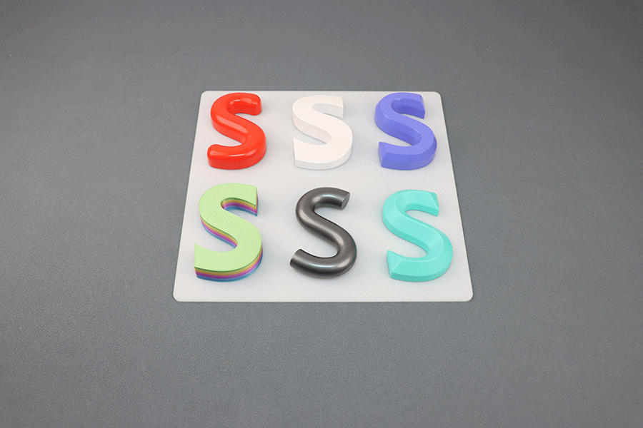 3D打印不发光字标识制作有什么特征？