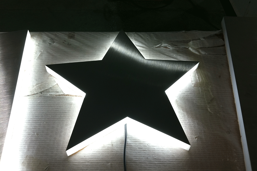 迷你字发光标识标牌设计制作有什么特色？