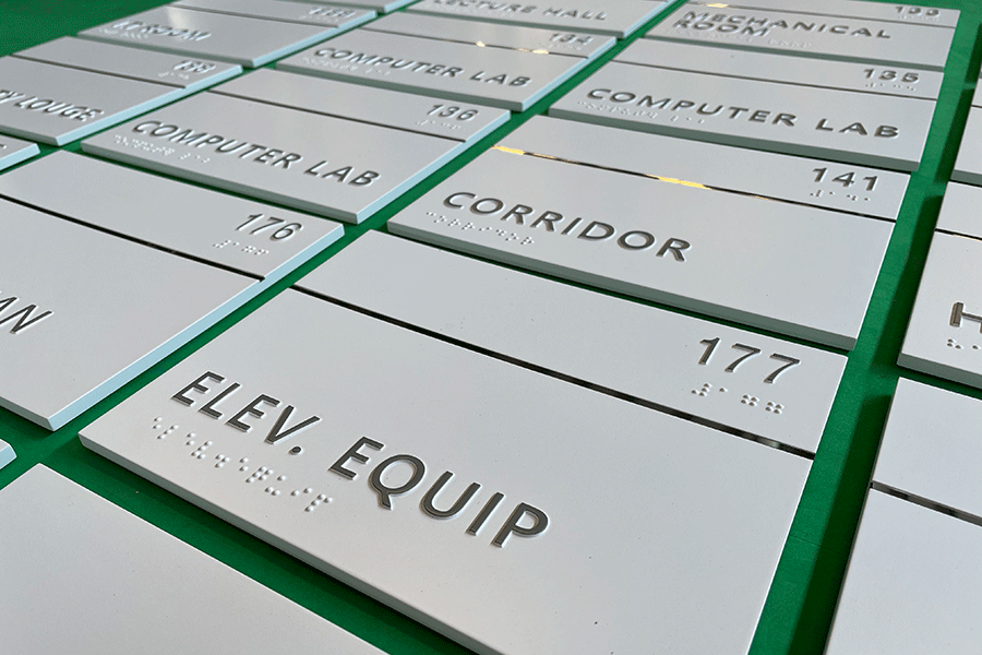 压铸门牌标识设计制作有哪些特征？