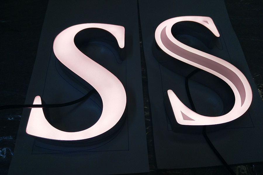 树脂字发光标识设计制作有什么特征？