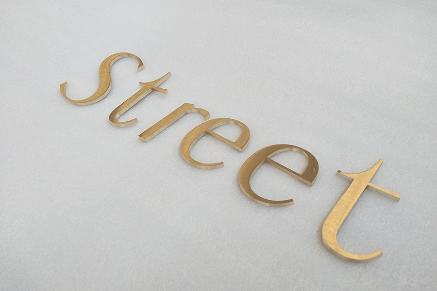 金属实心字标识标牌制作有什么特色？