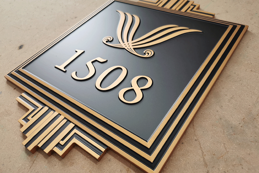 浮雕门牌标识设计制作有哪些优点？